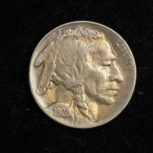 1928 S Buffalo Nickel 5c - San Francisco