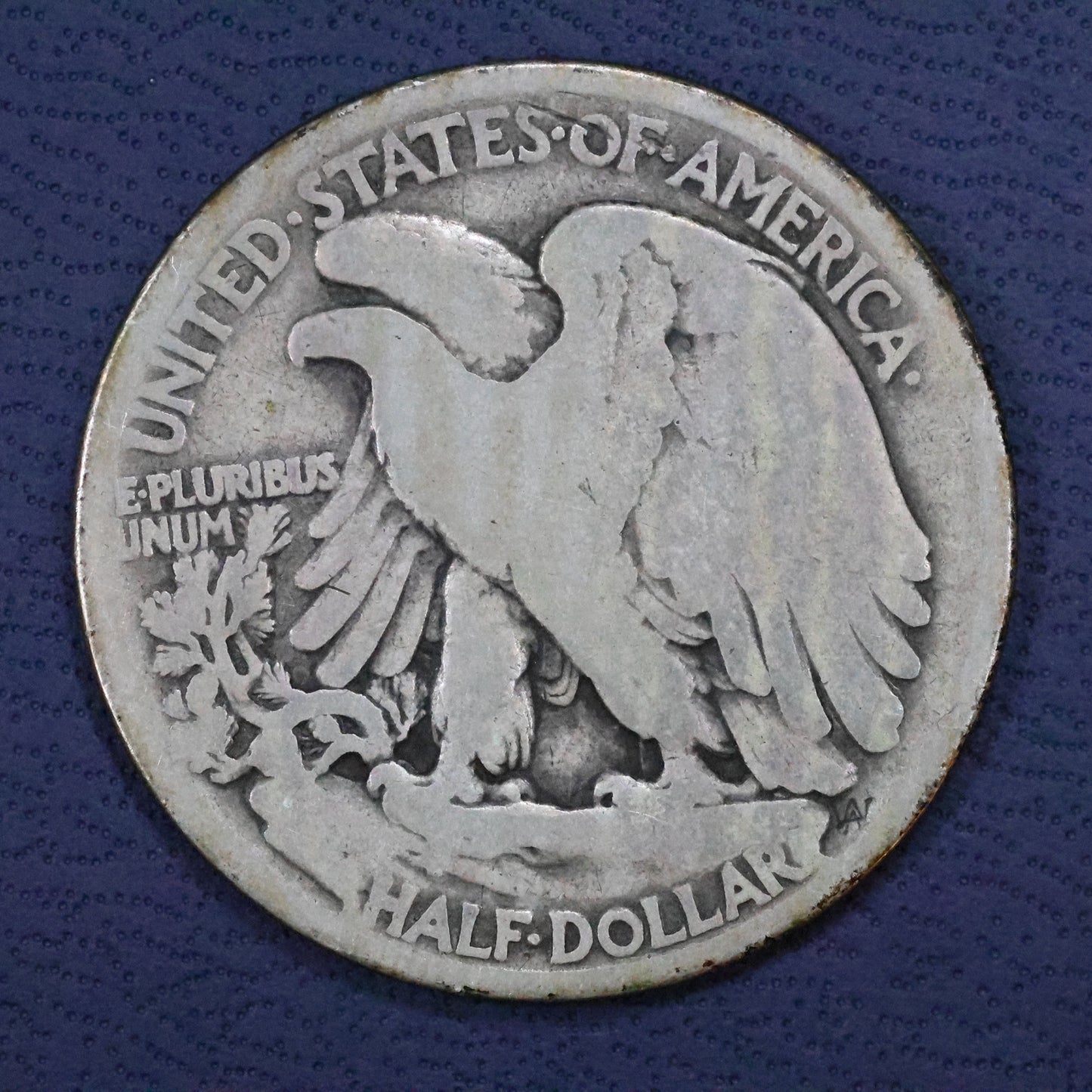 1921 P (Philadelphia) Walking Liberty Silver Half Dollar 50c