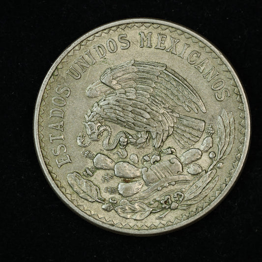1947 Mexico 1 Peso Silver Coin (.500 purity, 0.225 oz ASW)