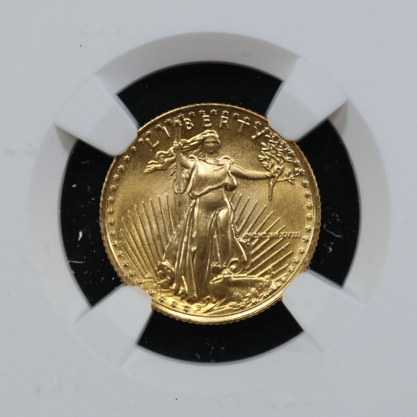 1988 1/10 oz Gold American Eagle 5$ Bullion Gold Coin - NGC MS 69