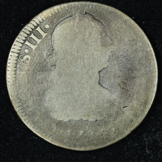 1784 Mo 2 Reale Mexico Very Worn