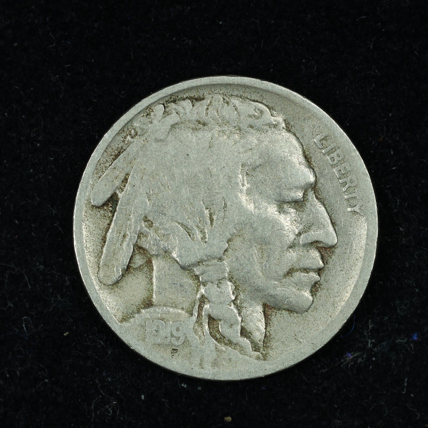 1919 S (San Francisco) Buffalo Nickel 5c