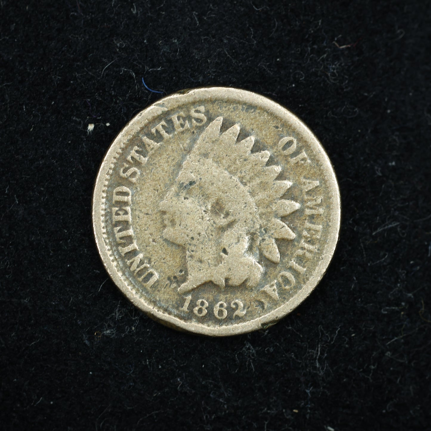 1862 Indian Head Penny 1c