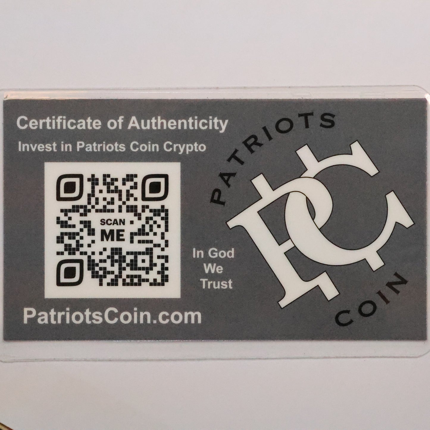 Patriots Coin Silver Bar 15-GRAIN .999 Fine Silver - Sealed/Laminated Card