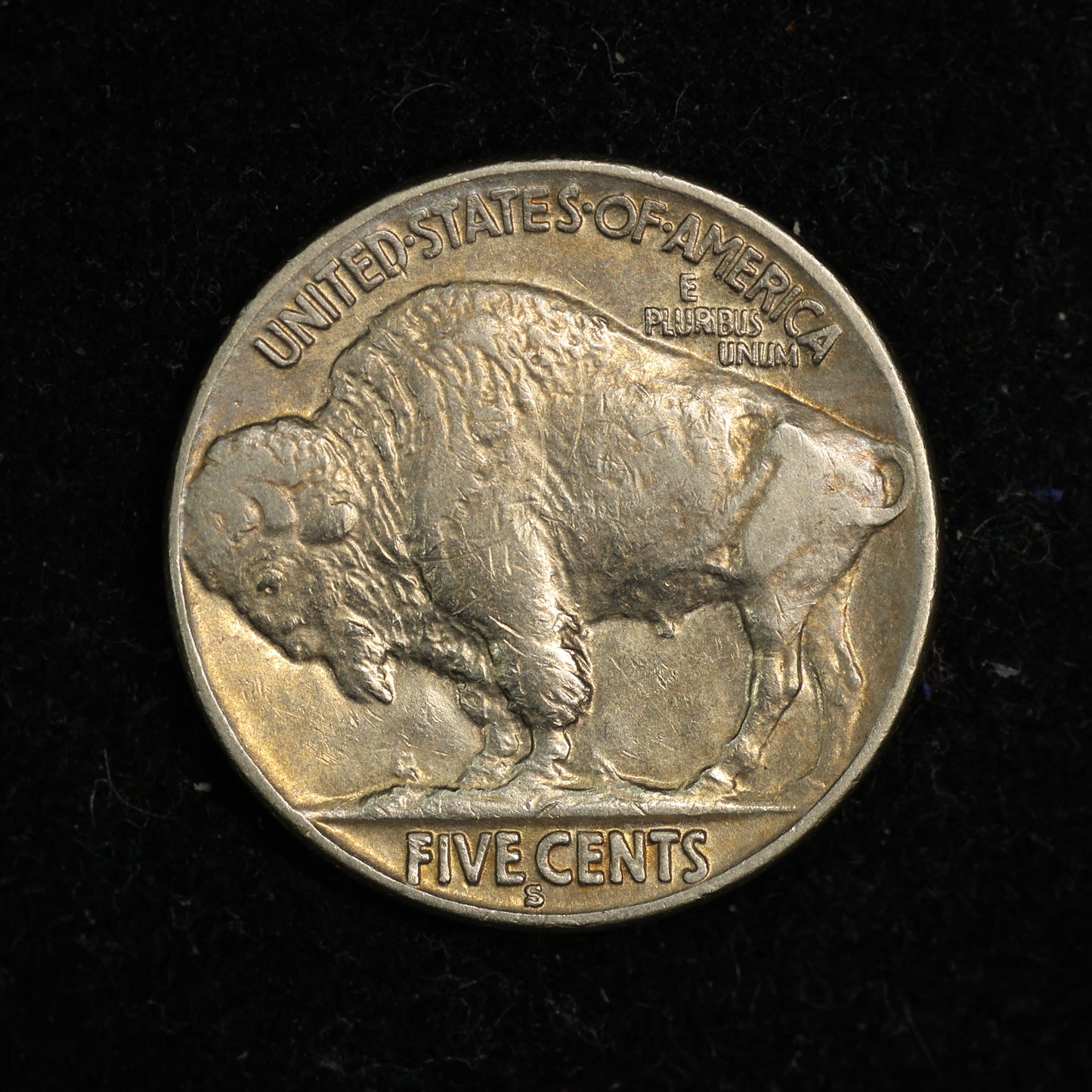 1928 S Buffalo Nickel 5c - San Francisco