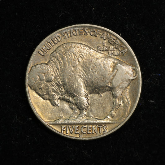1928 S Buffalo Nickel 5c - San Francisco