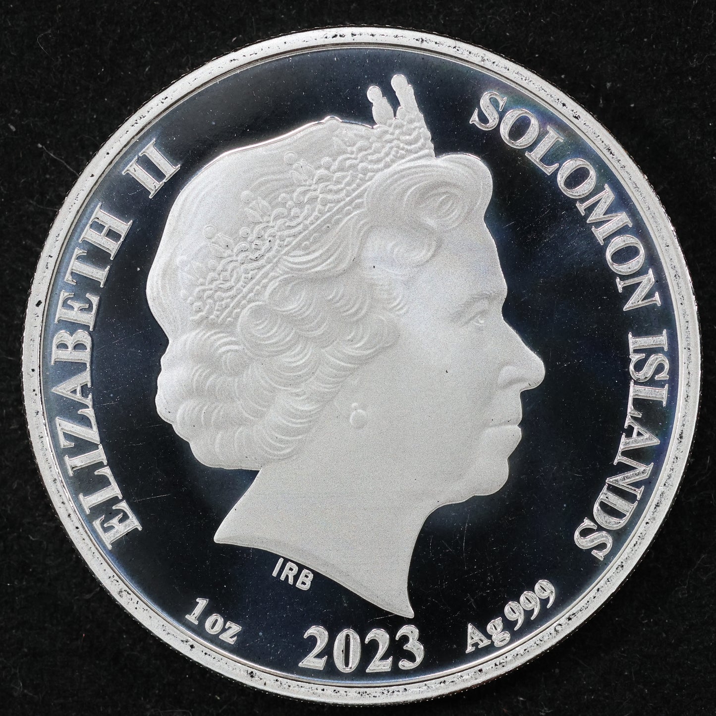1 oz .999 Silver 2023 Solomon Islands PI 3.14 Dollars Coin w/ Capsule