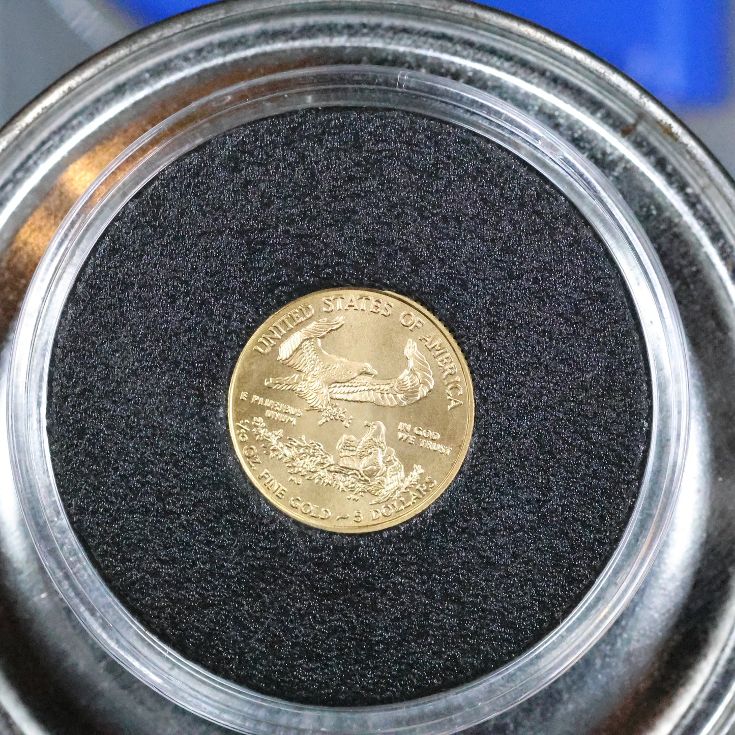 2016 1/10 Oz Gold $5 American Gold Eagle W/ Fitted Capsule