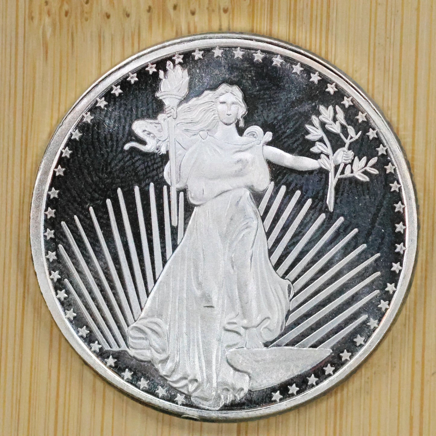 SilverTowne Lady Liberty Eagle 1 oz Silver Round .999 Fine