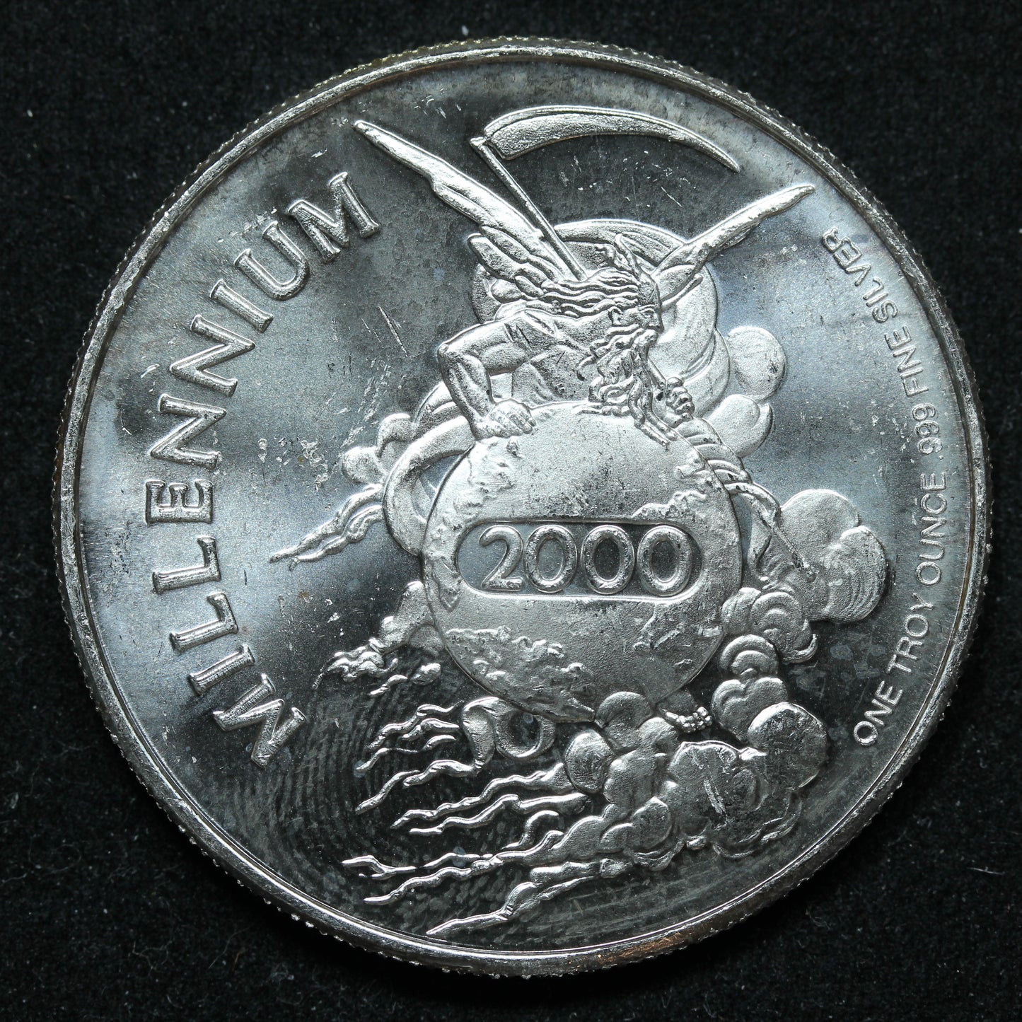 1 oz .999 Fine Silver - 20th Century Millennium 2000 Astronaut (#2)
