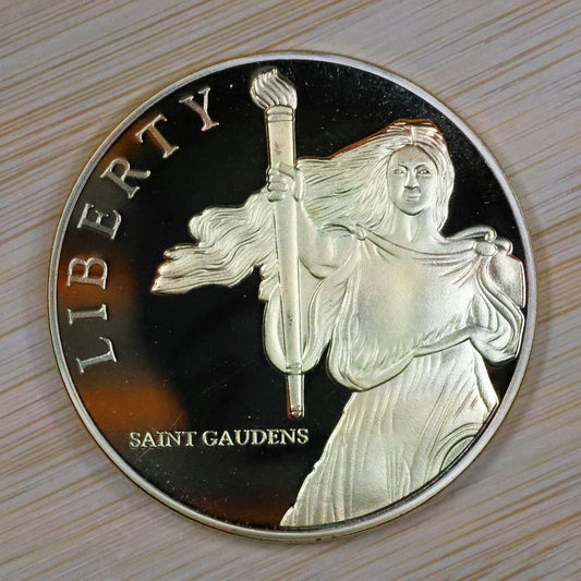 American Mint Saint Gaudens Trial Medal 40 MM In Capsule