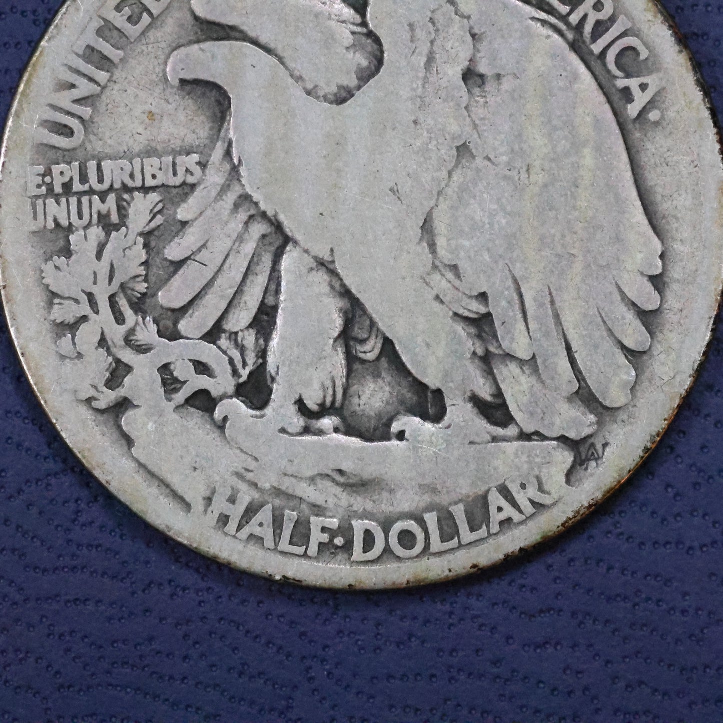 1921 P (Philadelphia) Walking Liberty Silver Half Dollar 50c