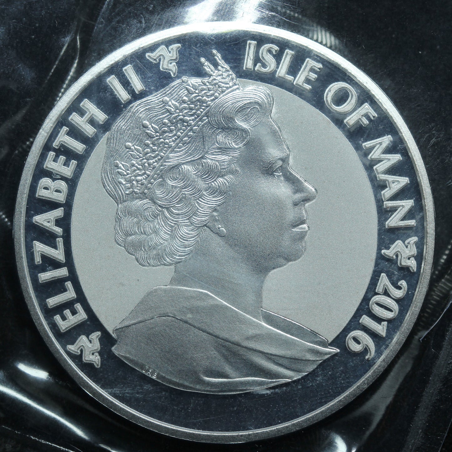 2016 Isle of Man 1 oz .999 Fine Silver Angel BU - SEALED