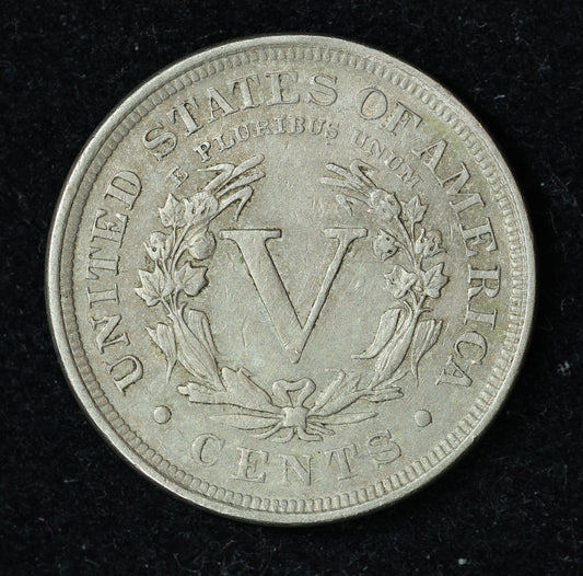 1902 5c Liberty V Nickel Five Cent Coin