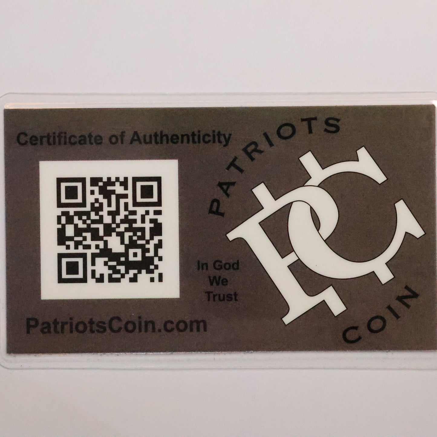 Patriots Coin Silver Bar 37.5-GRAIN .999 Fine Silver - Sealed/Laminated Card