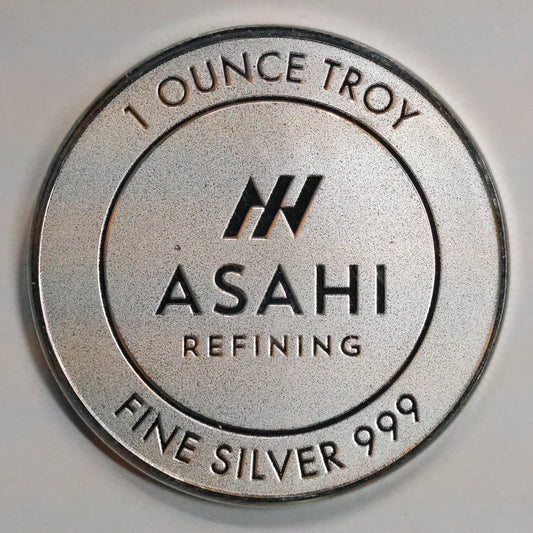 1 oz .999 Fine Silver - Asahi Round