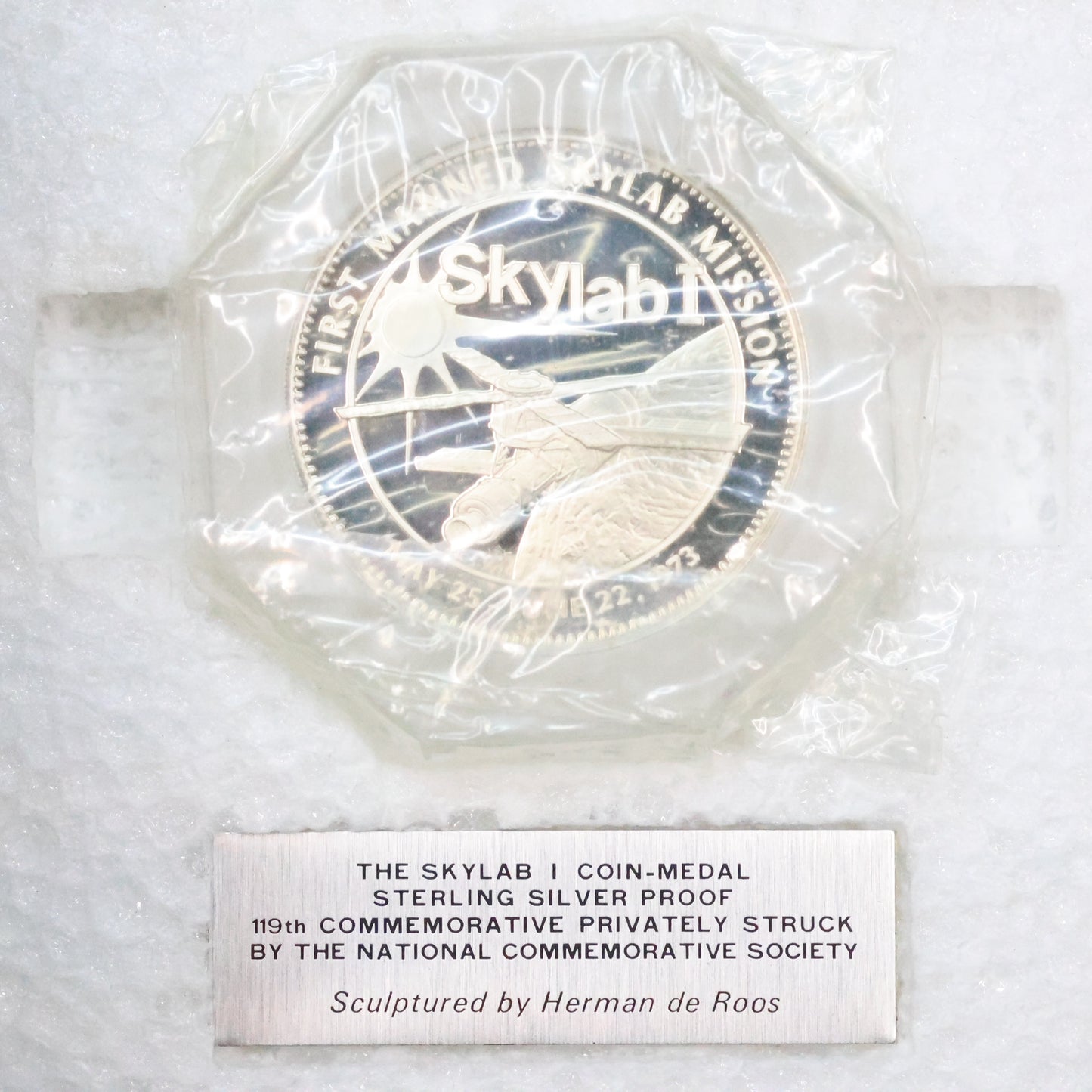 National Comm. Society - Skylab I Coin-Medal Sterling Silver Proof