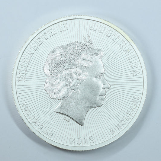 2018 P Australia 2 oz .9999 Fine Silver $2 Koala - Mother & Baby