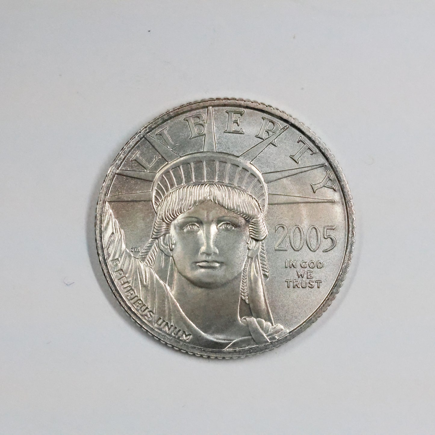 2005 1/4 oz $25 .9995 Fine Platinum American Eagle Coin