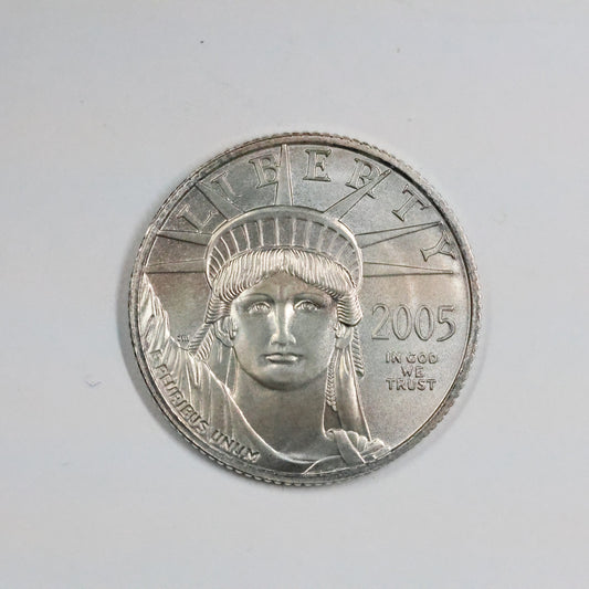 2005 1/4 oz $25 .9995 Fine Platinum American Eagle Coin