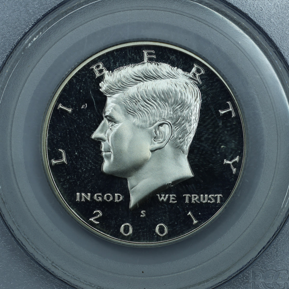 2001 S (San Francisco) Kennedy Half Dollar Silver 50c - PCGS PR69 DCAM