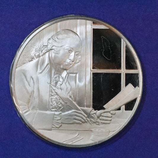 1974 Postmasters of America STERLING SILVER Art Round - No. 9 Universal Postal Union