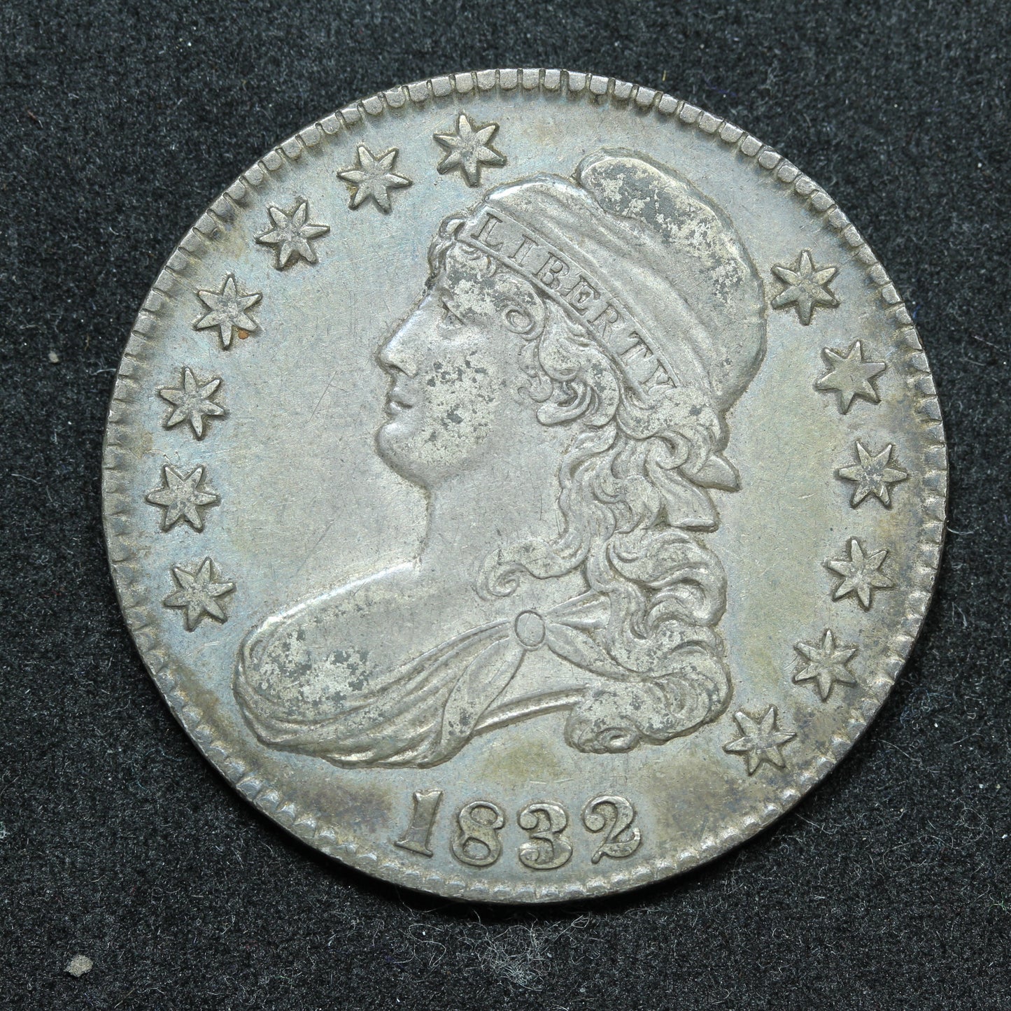 1832 Capped Bust Silver Half Dollar 50c Exact Coin Pictured