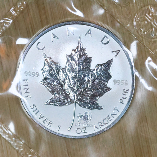 2004 1 oz Silver Canada $5 Maple Leaf Zodiac - Sealed - Sagittarius Privy