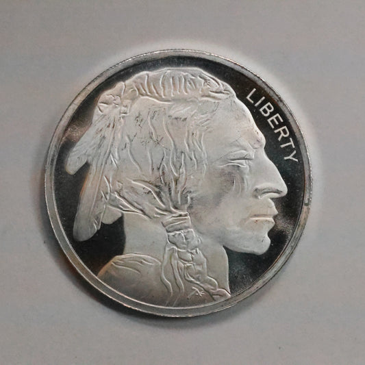 SilverTowne 1/4 oz .25 oz Buffalo Round .999 Fine