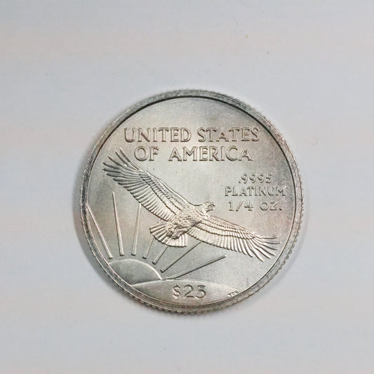 2005 1/4 oz $25 .9995 Fine Platinum American Eagle Coin