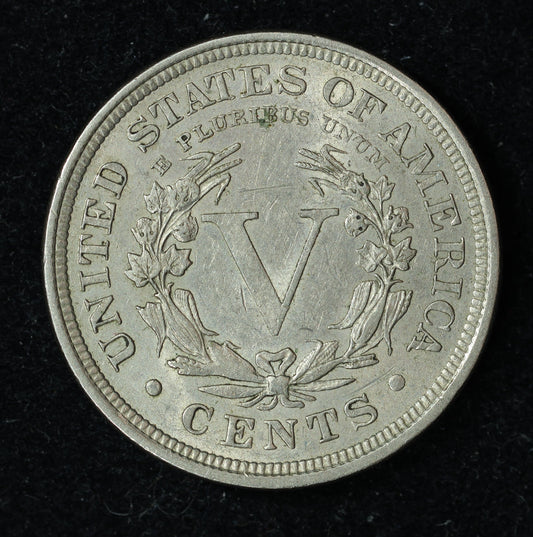 1902 5c Liberty V Nickel Five Cent Coin