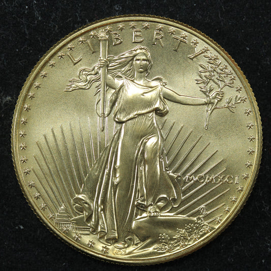1991 $50 Gold American Eagle - BU Great Condition
