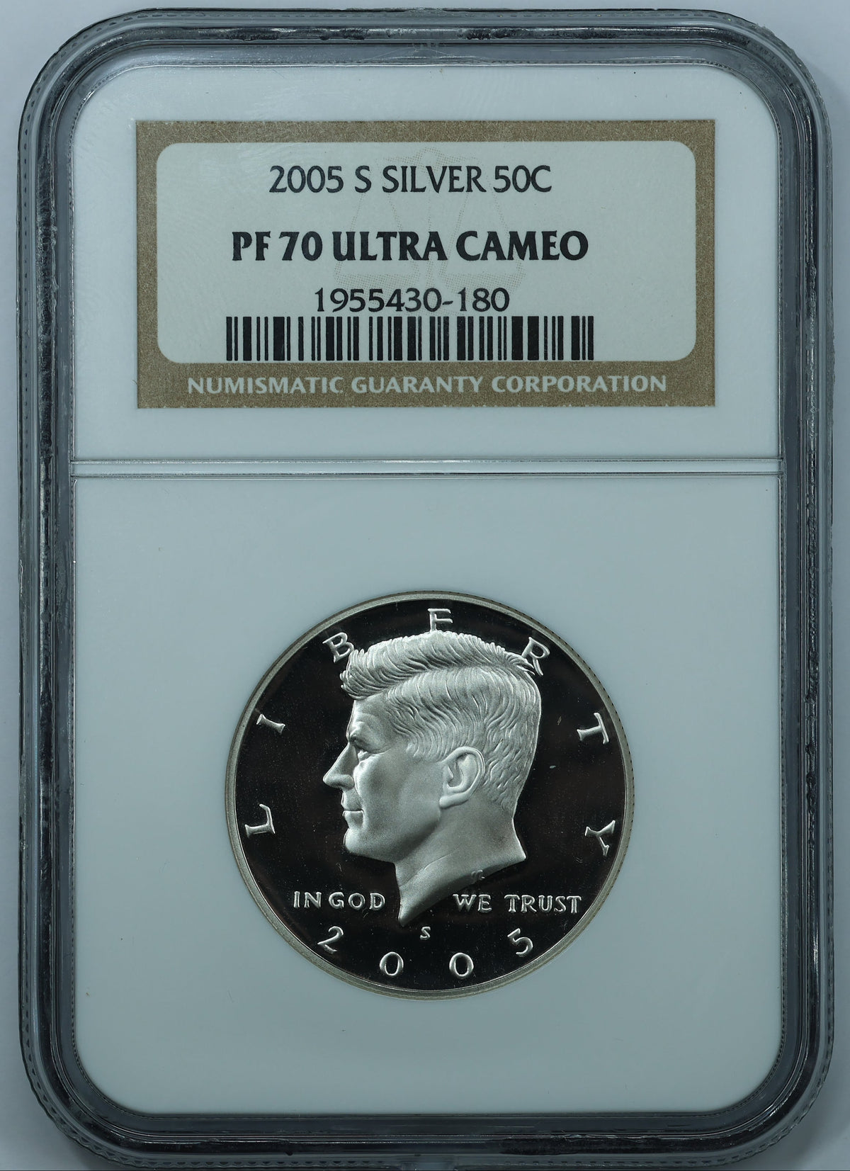 2005 S (San Francisco) Kennedy Half Dollar Silver 50c - NGC PF70 UCAM