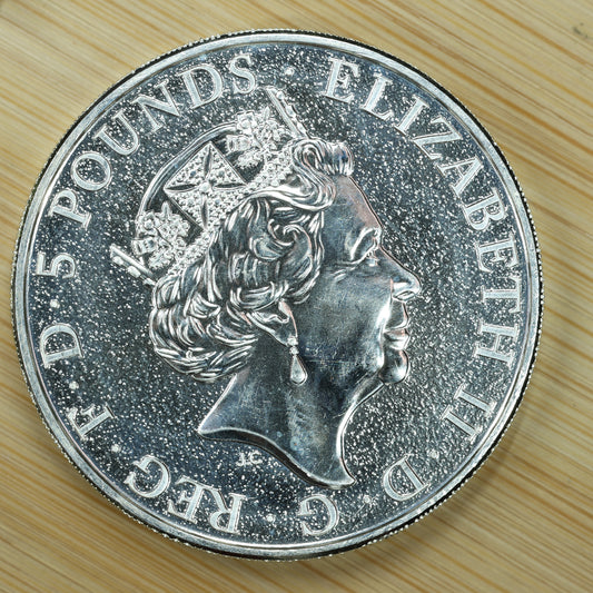 2017 Great Britain 2 oz Silver Queen's Beasts Griffin of Edward Exact Coin Pictured