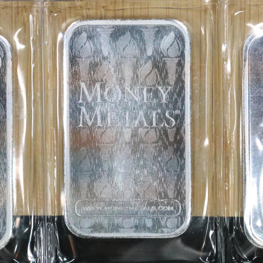 Money Metals Exchange 1 oz Silver Bar .999 Fine Sealed