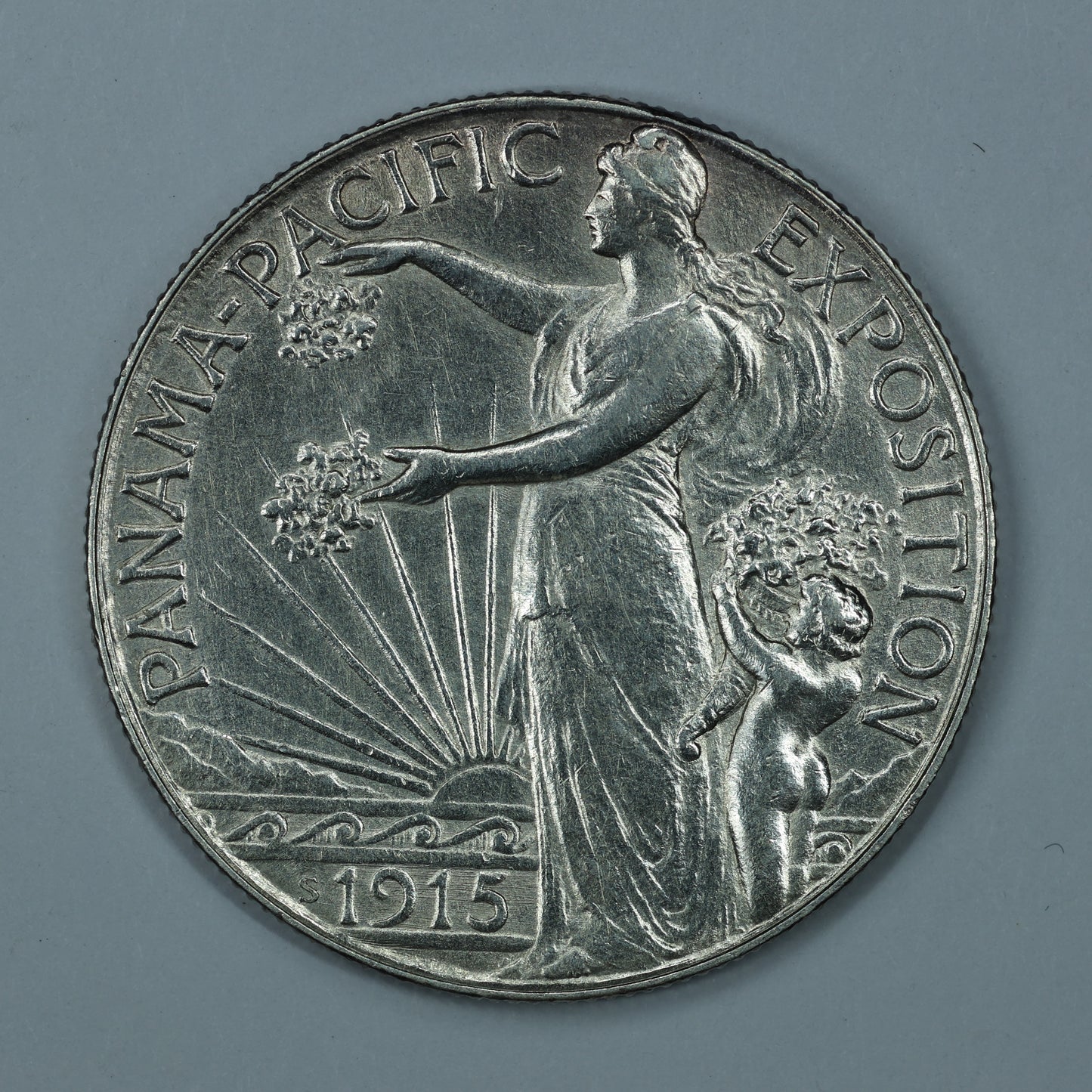 1915 S Panama-Pacific Exposition Half Dollar 50c Commemorative