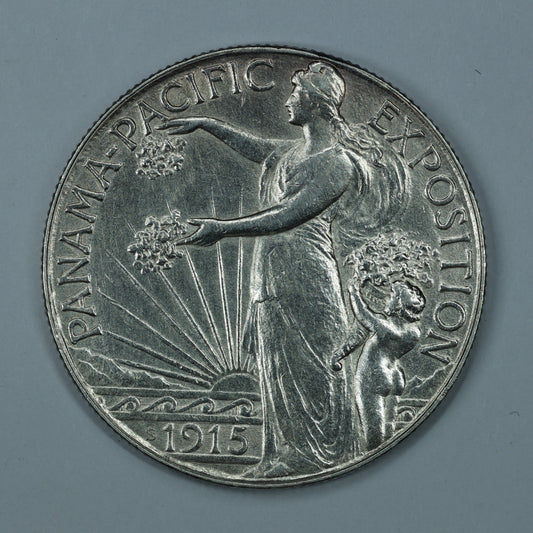 1915 S Panama-Pacific Exposition Half Dollar 50c Commemorative
