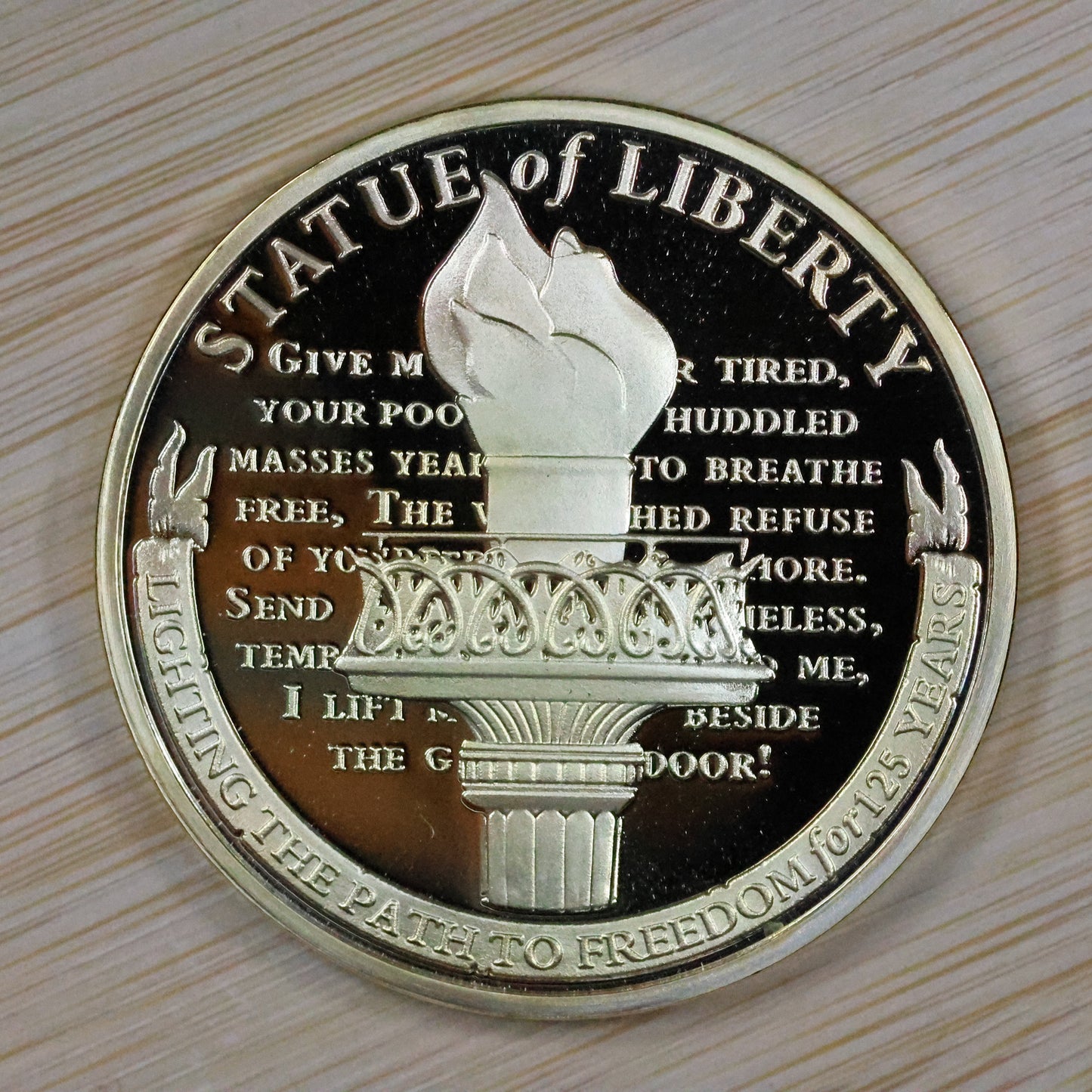 American Mint Beacon of Light Medal 40 MM In Cap