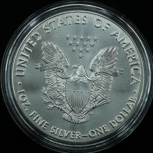 2016 Ounce of Space Liberty Walking on Moon - 1 oz Silver Eagle w/ Box & CoA