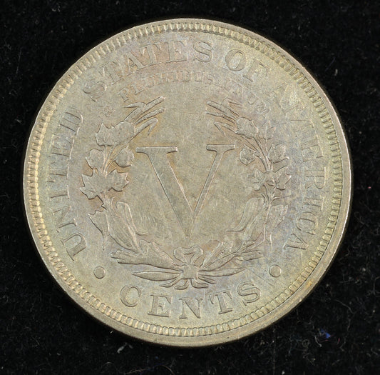 1890 5c Liberty V Nickel Five Cent Coin