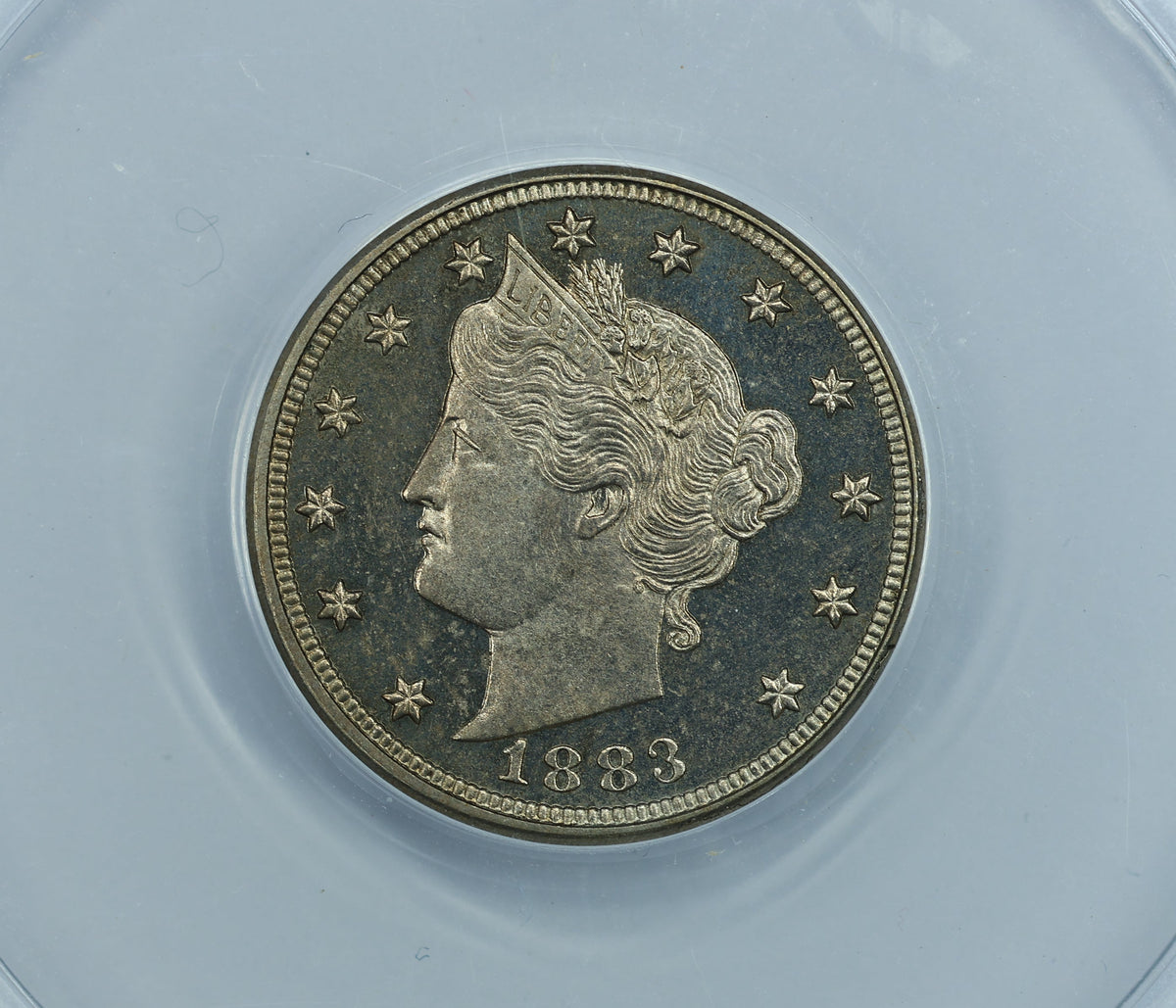1883 Liberty Head V Nickel 5c w/ Cents - ANACS PF63 Cameo