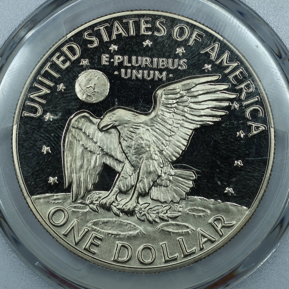 1977 S (San Francisco) Eisenhower CLAD Dollar $1 - PCGS PR69 DCAM