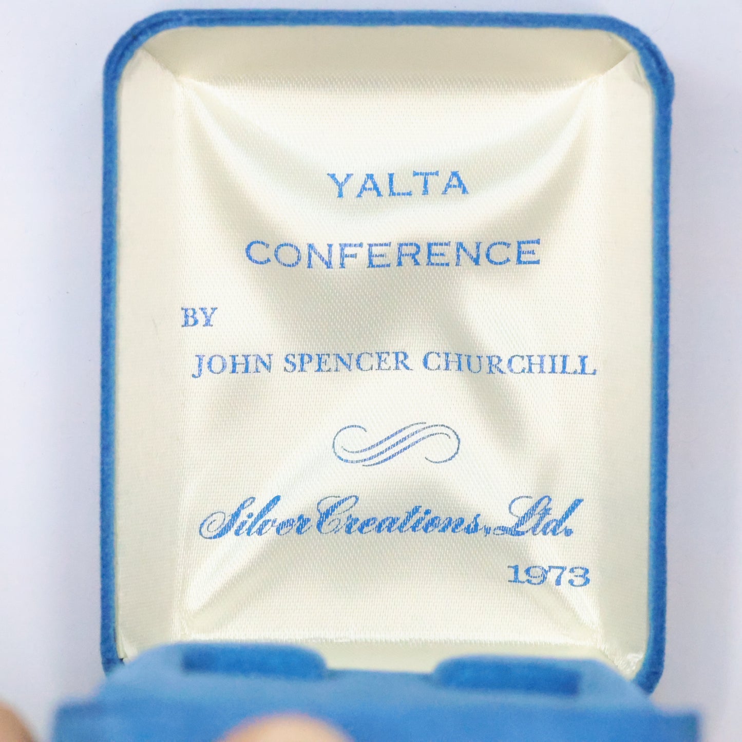 1973 Silver Creations Ltd - The Yalta Conference - 1 oz .999 Fine Silver Bar w/ Box