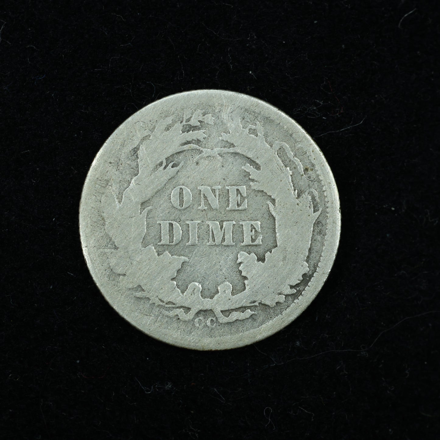 1877 CC Seated Liberty Dime 10c Variety 4 Carson City