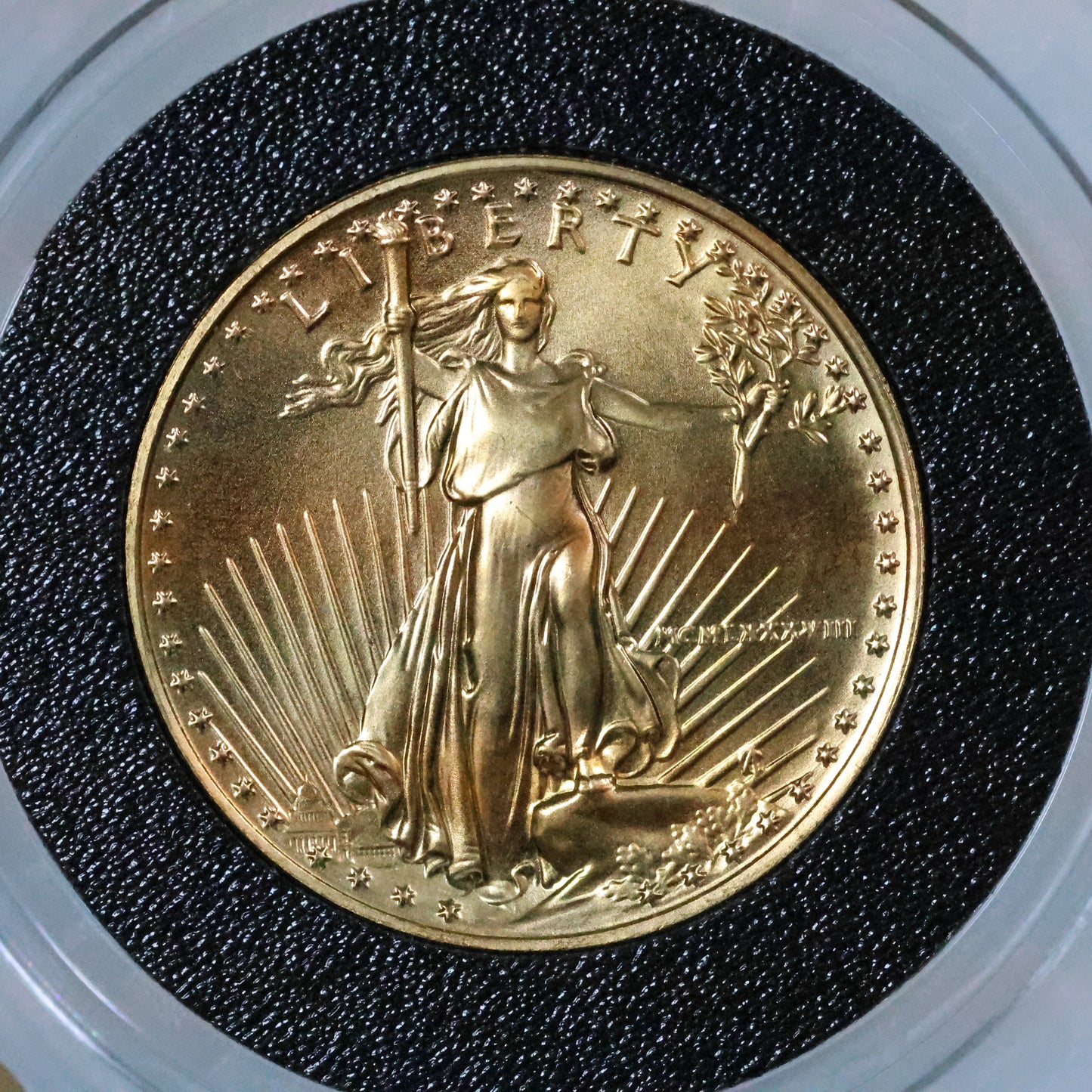 1988 1/4 Oz 10$ Gold American Eagle - Exact Coin Pictured - w/ Capsule