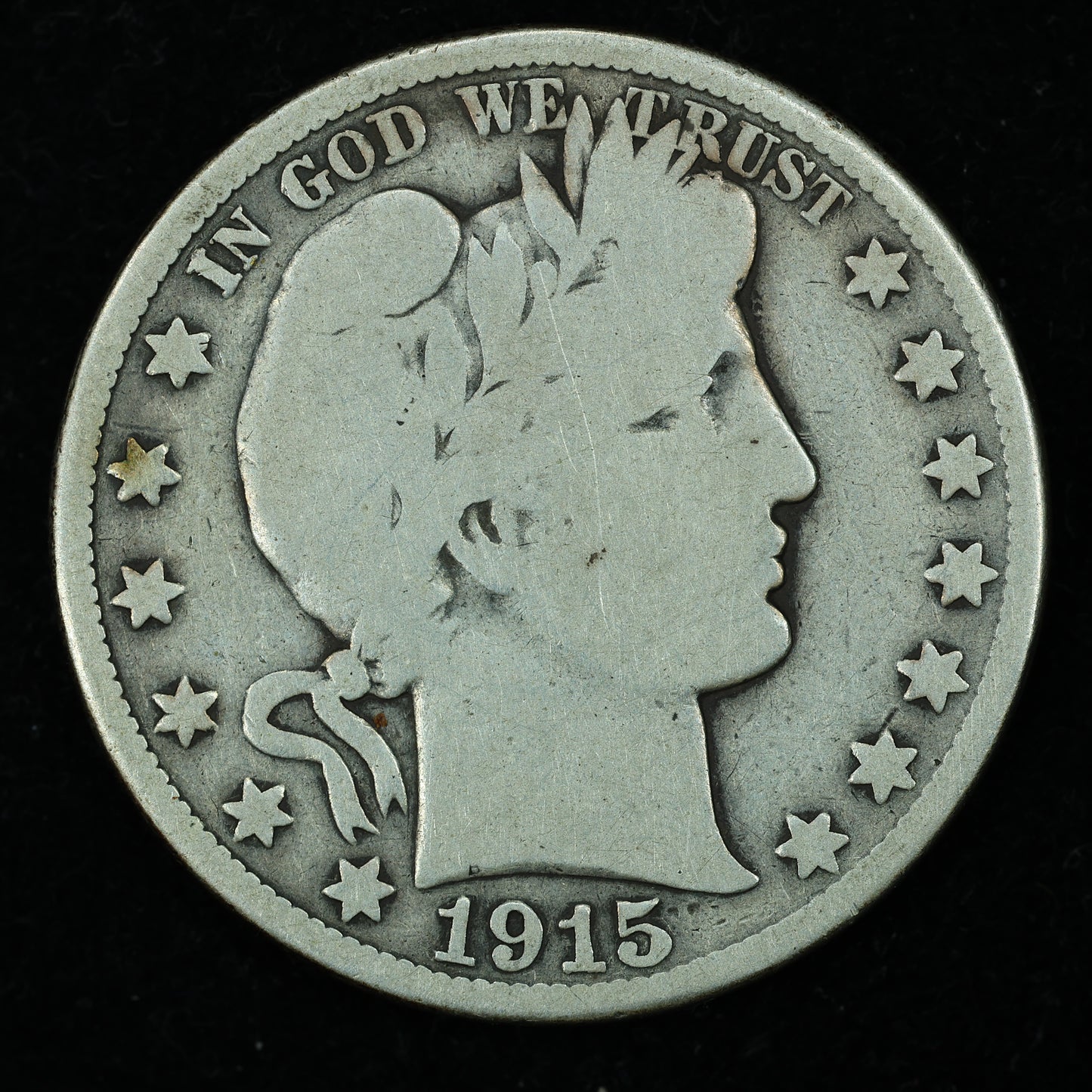 1915 Barber Silver Half Dollar - Philadelphia