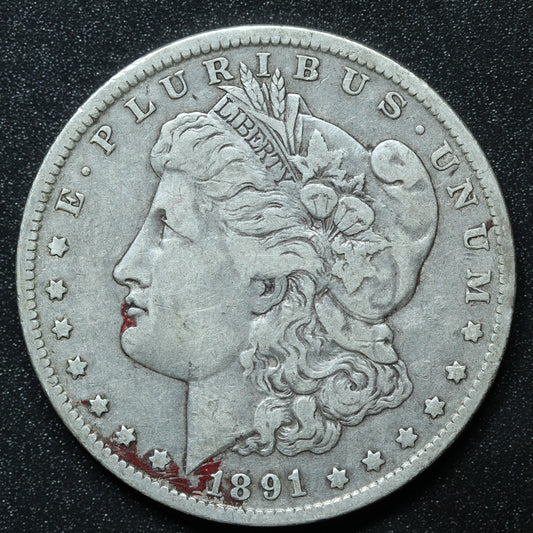 1891 O Morgan Silver Dollar - New Orleans