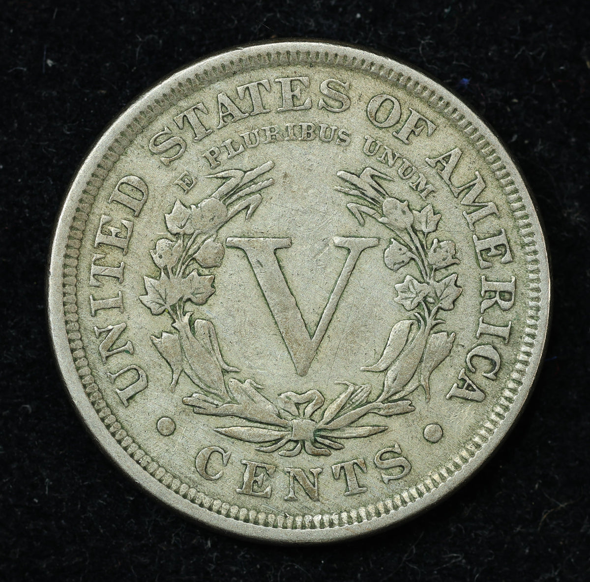 1893 5c Liberty V Nickel Five Cent Coin