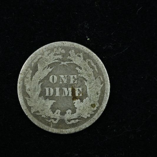 1877 Seated Liberty Dime 10c Variety 4 Philadelphia