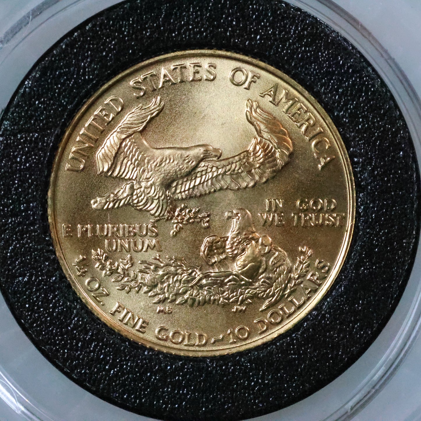 1988 1/4 Oz 10$ Gold American Eagle - Exact Coin Pictured - w/ Capsule